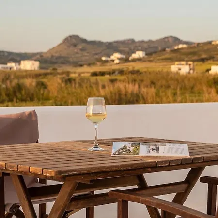 Emerald Sunset Villa, Orkos Beach, By Naxosvibe 빌라 *