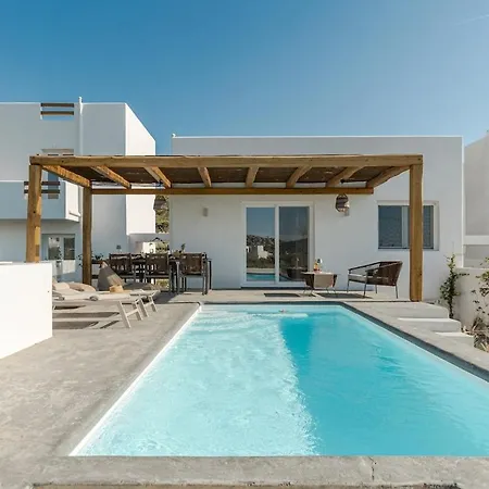 빌라 Emerald Sunset Villa, Orkos Beach, By Naxosvibe
