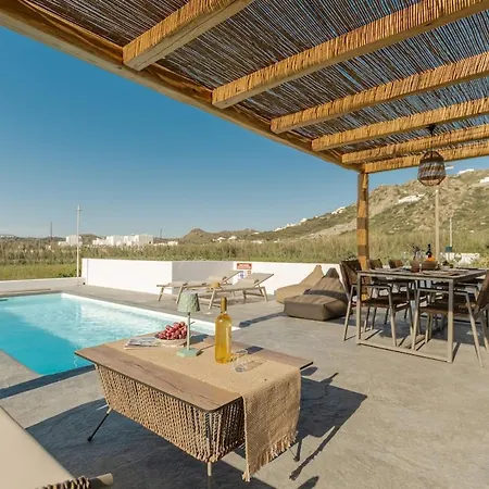 Emerald Sunset Villa, Orkos Beach, By Naxosvibe *